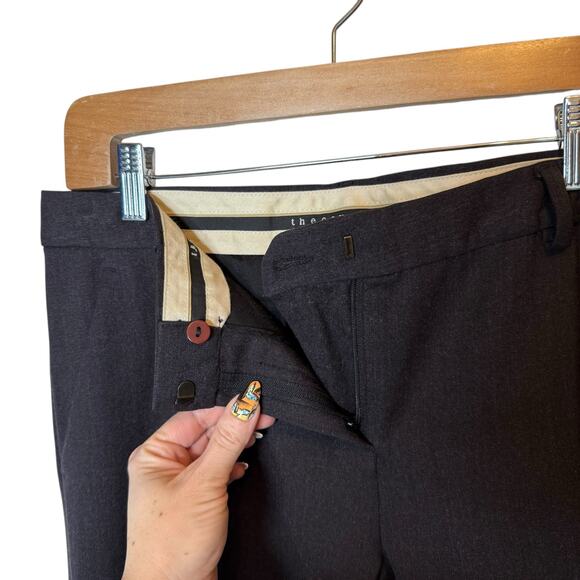 Theory Treeca Wool Stretch Full Length Pant - Picture 3 of 4